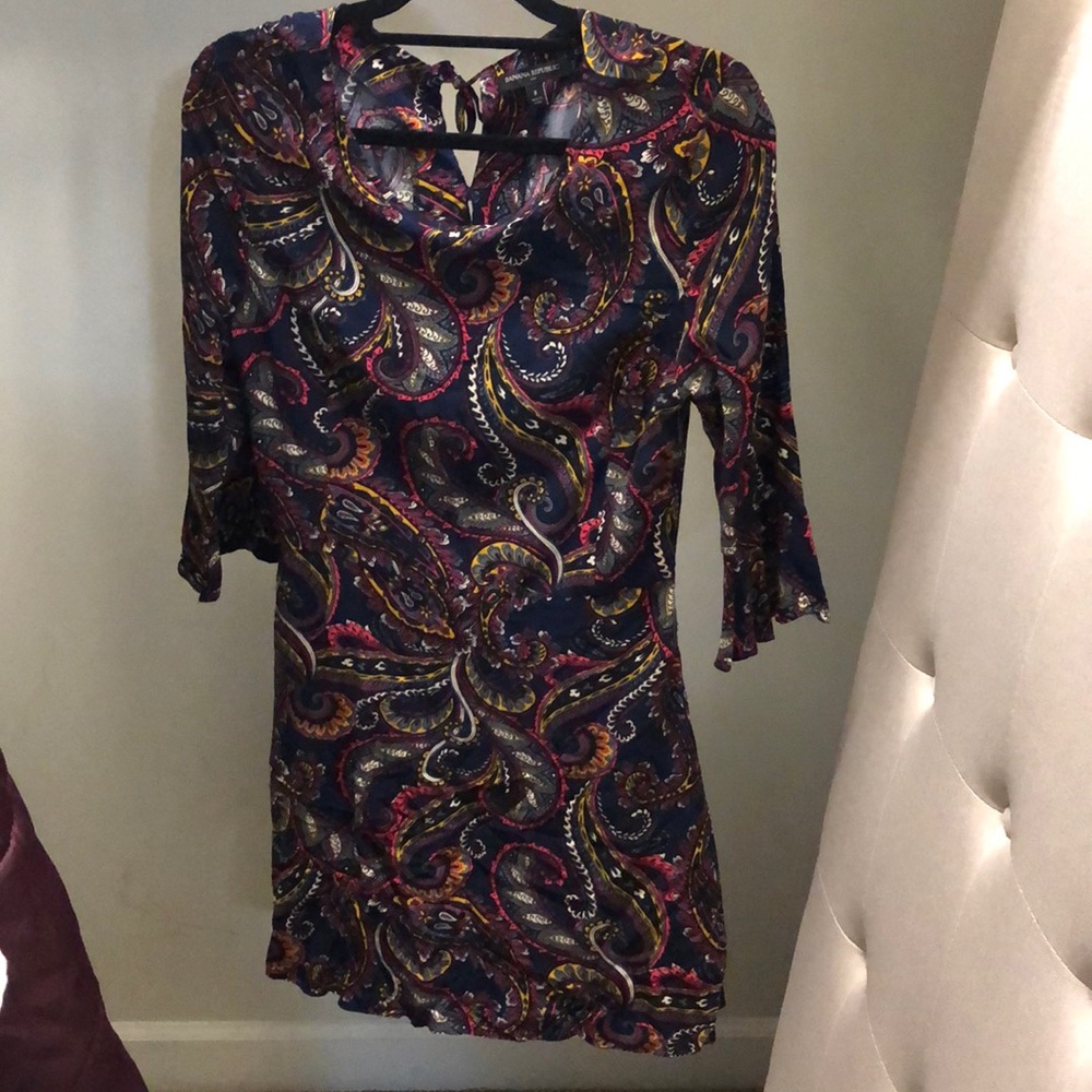 Banana Republic Paisley Dress Size 8